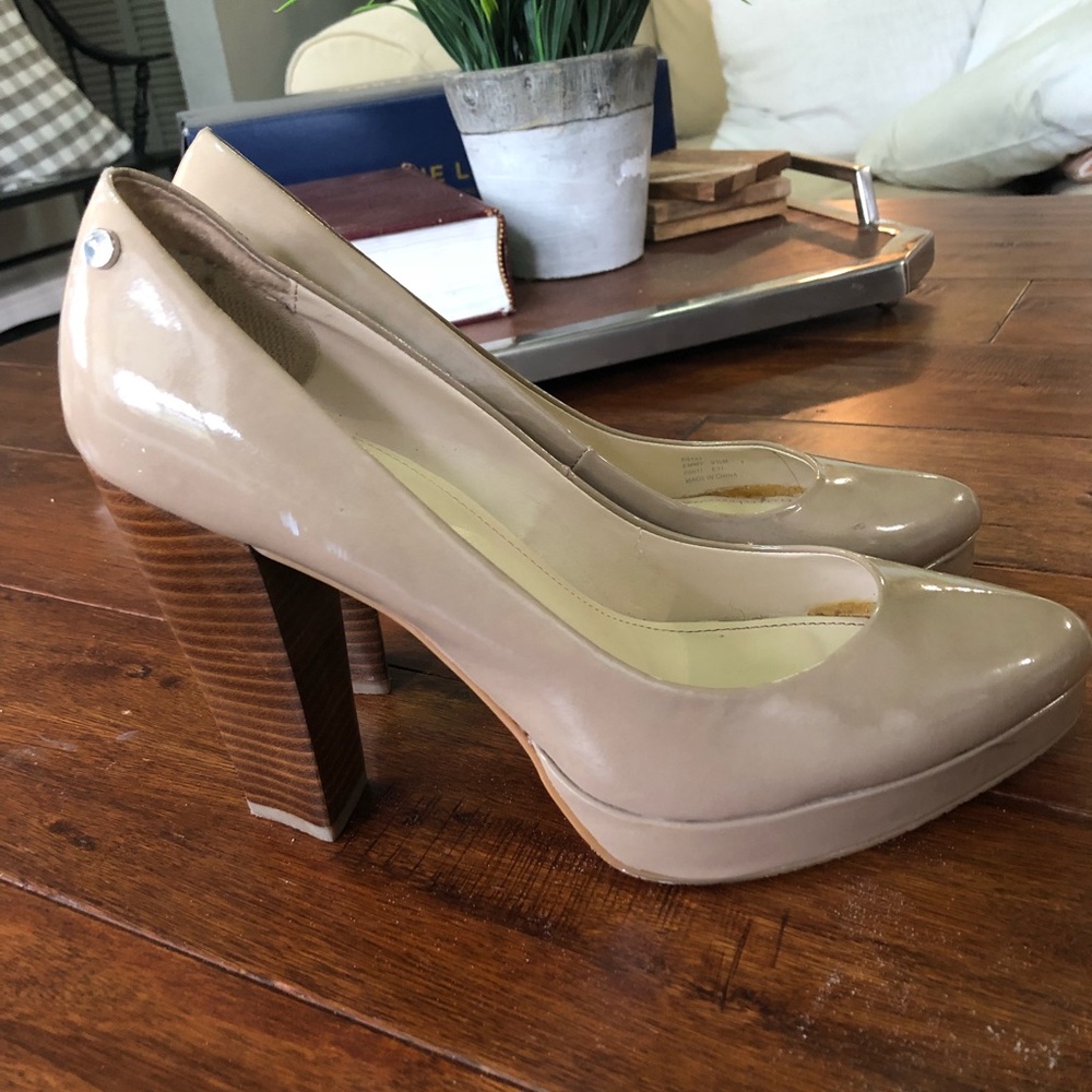 Cream heels